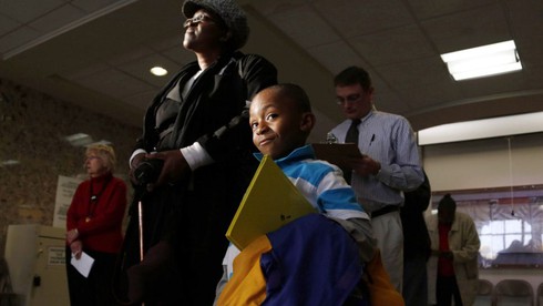 Ảnh: Nước Mỹ ngày bầu cử Tổng thống - ảnh 11