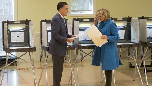 Ảnh: Nước Mỹ ngày bầu cử Tổng thống - ảnh 14