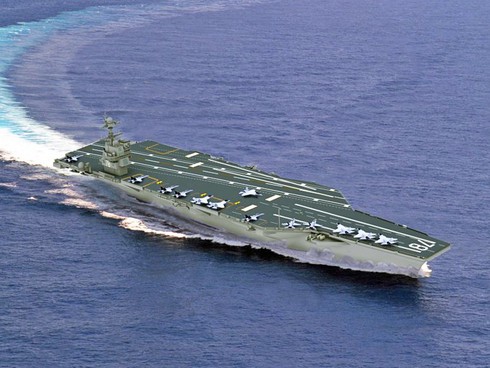 Xem mặt tàu sân bay trang bị toàn vũ khí ‘siêu khủng’ của Mỹ - ảnh 7