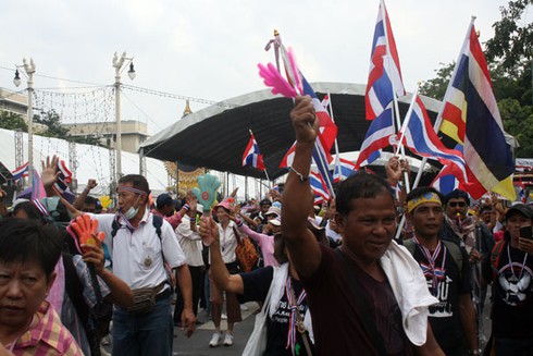 Biểu tình ở Thái Lan: Tường thuật của PV Infonet từ Bangkok - ảnh 5