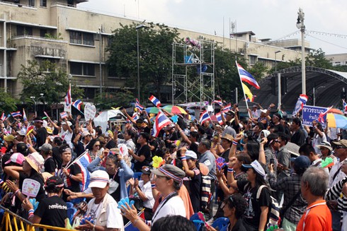 Biểu tình ở Thái Lan: Tường thuật của PV Infonet từ Bangkok - ảnh 8
