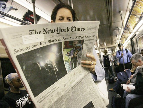 New York Times sửa lỗi trang nhất sau hơn 100 năm - ảnh 1