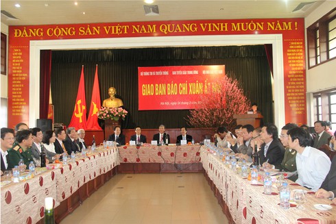 Năm 2015: Nhiều nhiệm vụ nặng nề đối với công tác báo chí - ảnh 1