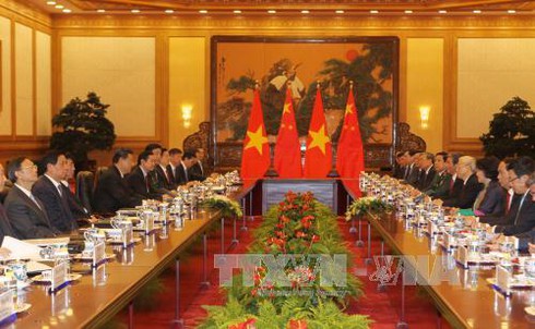 Hội đàm cấp cao hai Tổng Bí thư Việt Nam - Trung Quốc - ảnh 2