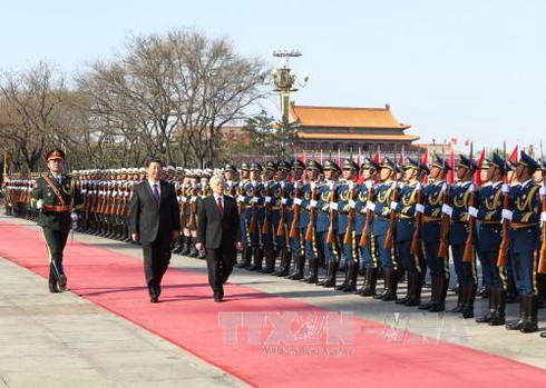 Hội đàm cấp cao hai Tổng Bí thư Việt Nam - Trung Quốc - ảnh 1