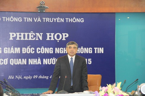 Phiên họp Giám đốc CNTT cơ quan nhà nước lần thứ nhất năm 2015 - ảnh 1
