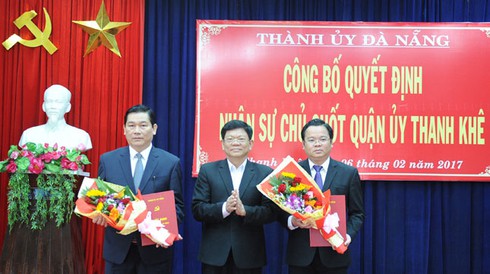 Điều động, bổ nhiệm nhân sự chủ chốt Thành ủy Đà Nẵng - ảnh 1