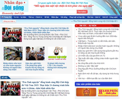 Đình bản 3 tháng Báo Nhân đạo và Đời sống, Tạp chí Nhân đạo - ảnh 1