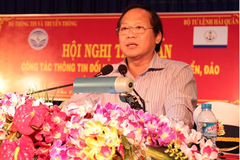 Thông tin đối ngoại, biển đảo đến với Hải quân - ảnh 2