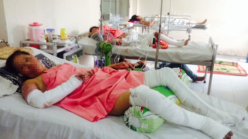 Đắp lá cây chữa phỏng, bị nhiễm trùng - ảnh 1