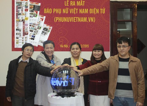 Báo Phụ nữ Việt Nam ra mắt phiên bản điện tử - ảnh 1