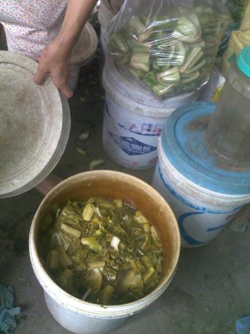 Dưa cà muối bằng thùng sơn độc hại tràn chợ - ảnh 4