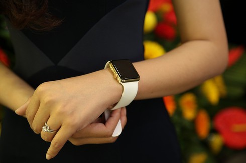 Đồng hồ đeo tay Apple Watch mạ vàng đầu tiên ở Việt Nam giá bao nhiêu? - ảnh 2