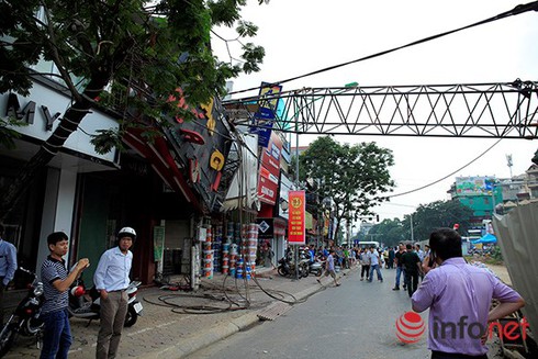 Hà Nội: Dừng thi công tuyến đường sắt đô thị Nhổn - Ga HN - ảnh 1