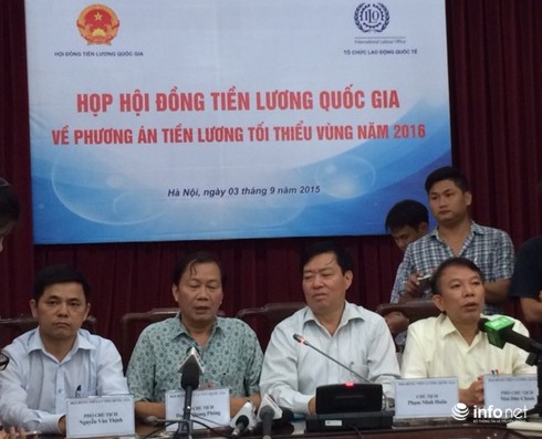 Lương tối thiểu vùng 2016: Tăng cao nhất 400.000 đồng/tháng - ảnh 1