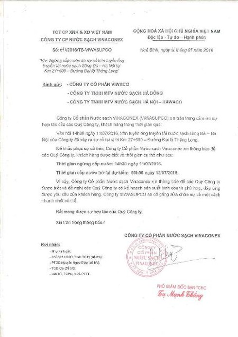 Vỡ đường ống nước sạch sông Đà lần thứ 18: Đã xử lý xong, cấp nước trở lại - ảnh 1