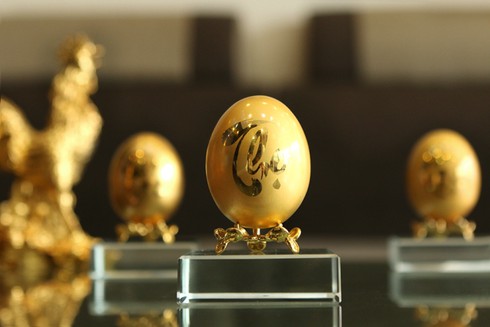 Chiêm ngưỡng bộ trứng vàng 30 lượng của đại gia Quảng Ninh - ảnh 4
