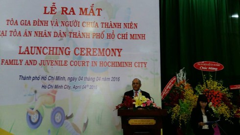 Ra mắt tòa án chuyên trách đầu tiên cho trẻ em - ảnh 1