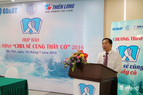 Khởi động chương trình “Chia sẻ cùng thầy cô” - ảnh 1