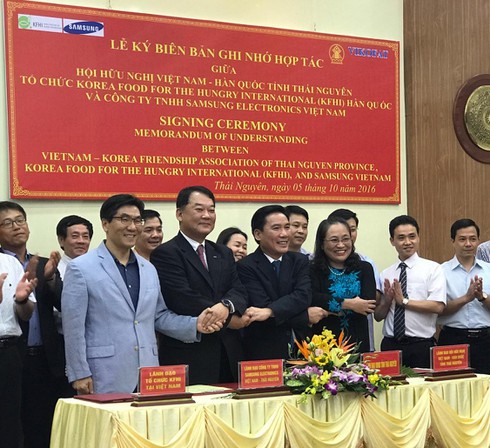 Hàn Quốc hỗ trợ người dân Thái Nguyên - ảnh 1