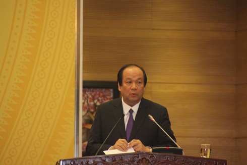 Vụ việc phát ngôn của ông Nguyễn Minh Mẫn được nêu tại họp báo Chính phủ - ảnh 1