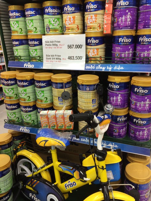 Sữa tung khuyến mãi