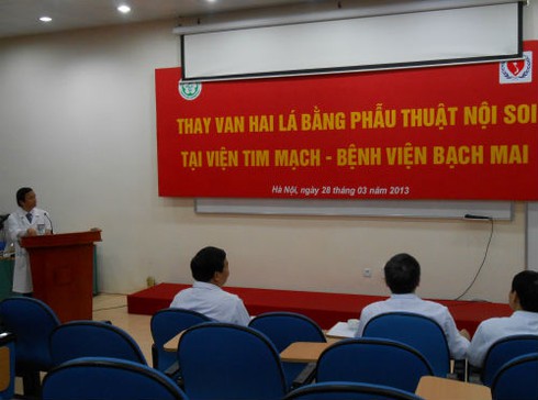 Lần đầu tiên mổ tim nội soi - ảnh 1