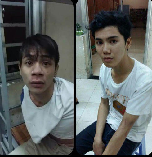 Người dân tóm gọn hai tên cướp đi xe Luvias - ảnh 1