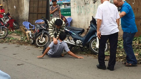 Dựng hiện trường vụ 3 sinh viên đánh chết bạn nhậu - ảnh 1