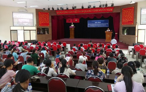 Hội Liên hiệp Phụ nữ Quận 8 tổ chức tập huấn về phòng, chống mua bán người - ảnh 1