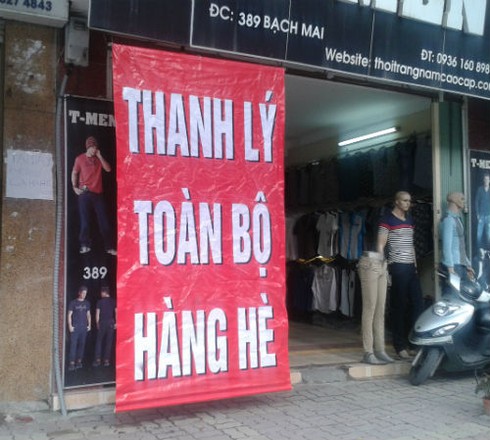 Thời trang hè ồ ạt xả hàng giá