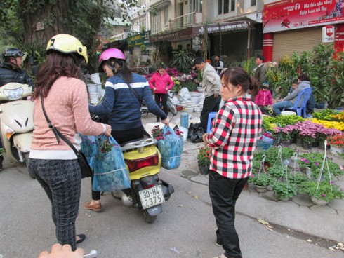 Dân HN đổ xô sắm tết, siêu thị