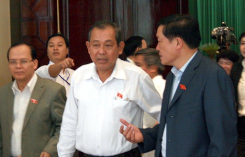 Chánh án Trương Hòa Bình thông tin về