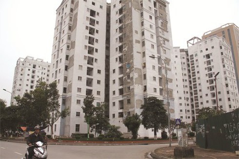 Hà Nội: Sửa chữa hàng loạt nhà tái định cư trước Tết Nguyên đán - ảnh 1