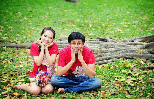 Bộ ảnh cưới lãng mạn của hoa khôi cờ vây - ảnh 2