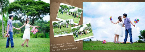 Bộ ảnh cưới lãng mạn của hoa khôi cờ vây - ảnh 4