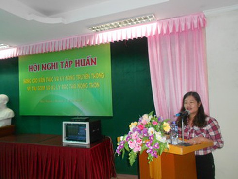 Hà Nam: Nâng cao kiến thức môi trường cho hội viện - ảnh 1