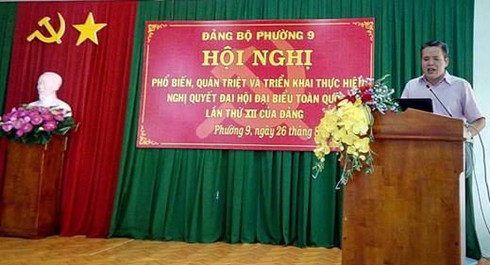 Thành phố Vũng Tàu: Đưa Nghị quyết Đại hội XII về từng phường - ảnh 1