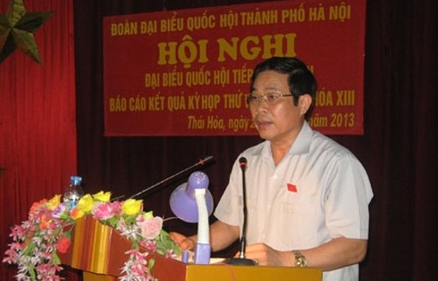 Bộ trưởng Nguyễn Bắc Son tiếp xúc cử tri tại Sơn Tây và Ba Vì - ảnh 1