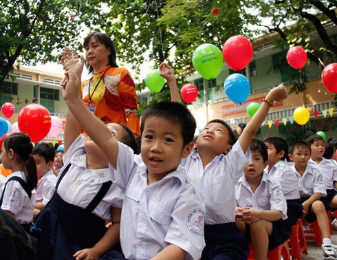 Trời mưa, nhiều trường hoãn lễ khai giảng - ảnh 3