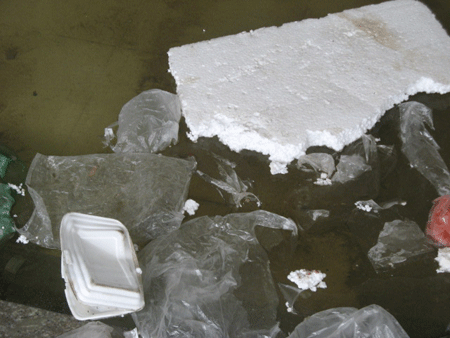 Hầm đi bộ tiền tỷ biến thành ao - ảnh 8