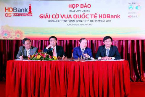 Giải cờ vua HDbank 2015: quy mô lớn - giải thưởng khủng - ảnh 1