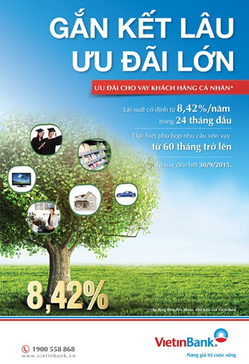 “Gắn kết lâu - Ưu đãi lớn”, lãi suất cố định chỉ 8,42%/năm - ảnh 1