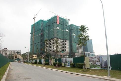 Cất nóc Dự án Home City Trung Kính - ảnh 1