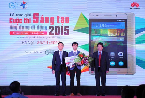 Trao giải cuộc thi “Sáng tạo Ứng dụng Di động 2015” dành cho sinh viên Việt Nam - ảnh 2