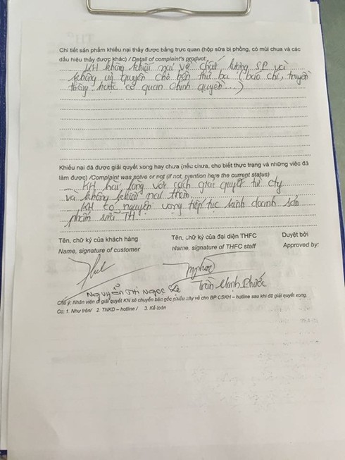 Khách hàng ở Bình Phước không khiếu nại về chất lượng sữa TH true MILK - ảnh 2