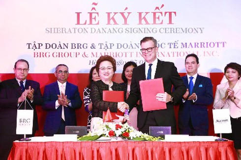 BRG và Marriott International hợp tác dự án khách sạn Sheraton Đà Nẵng - ảnh 1
