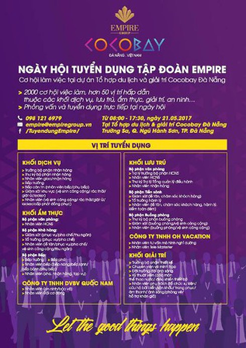 Tuyển dụng hơn 2.000 nhân sự, siêu dự án Cocobay sắp đi vào vận hành - ảnh 4