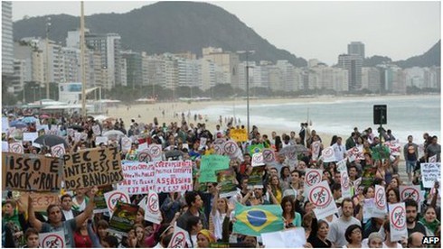 Biểu tình ở Brazil đang dần lắng xuống - ảnh 2
