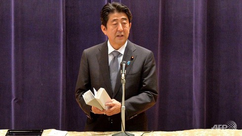 Thủ tướng Nhật: Sẽ kiên quyết với mọi hành động khiêu khích - ảnh 1